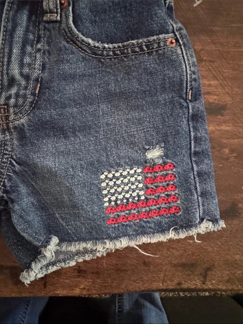 NWOT Old Navy Dark Blue Denim Jeans with Contrast Stitching